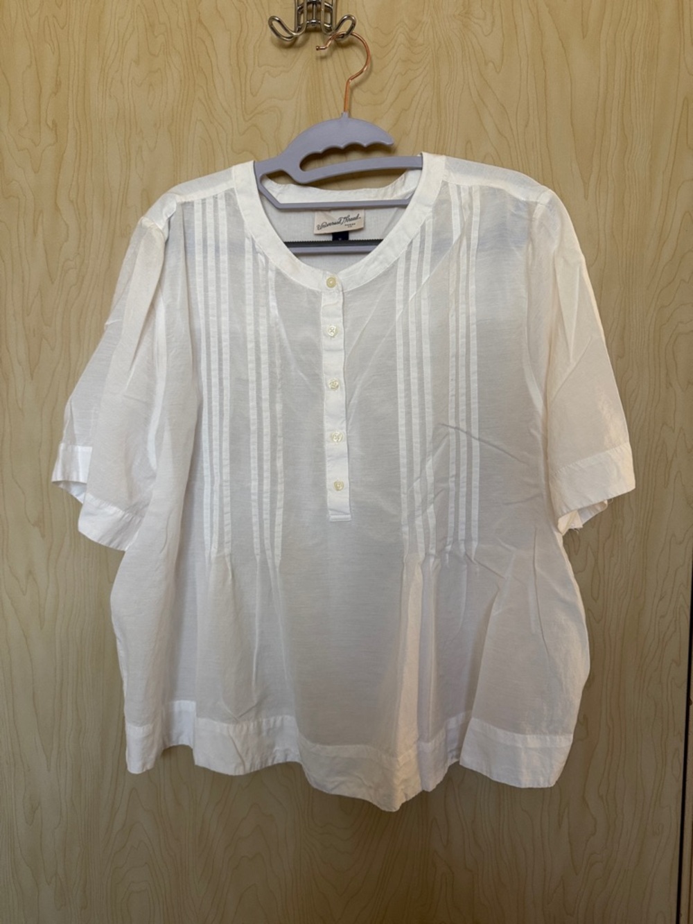 Universal Thread Cream Button-Front Shirt